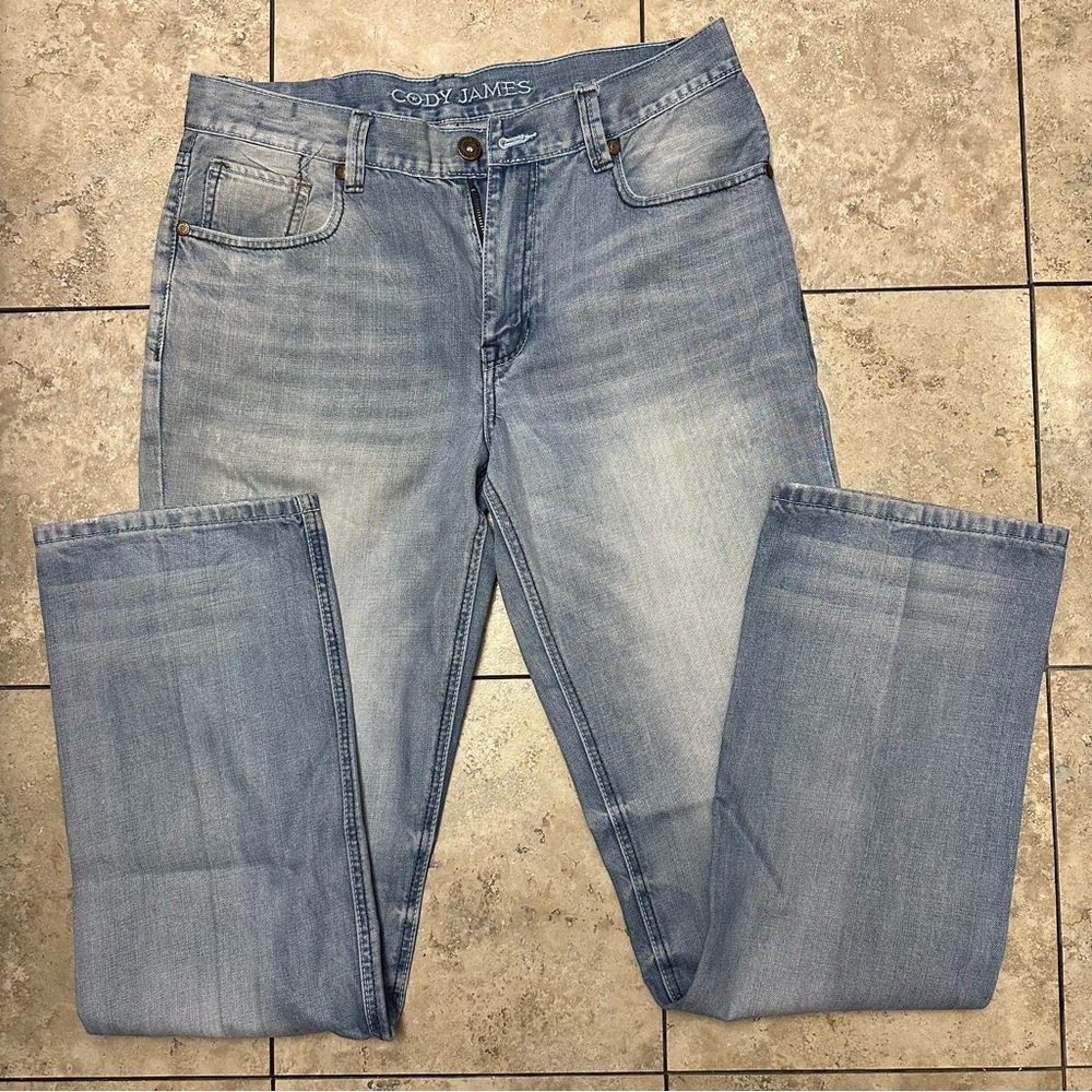 CODY JAMES Size 33x36  100% Cotton  Light Blue